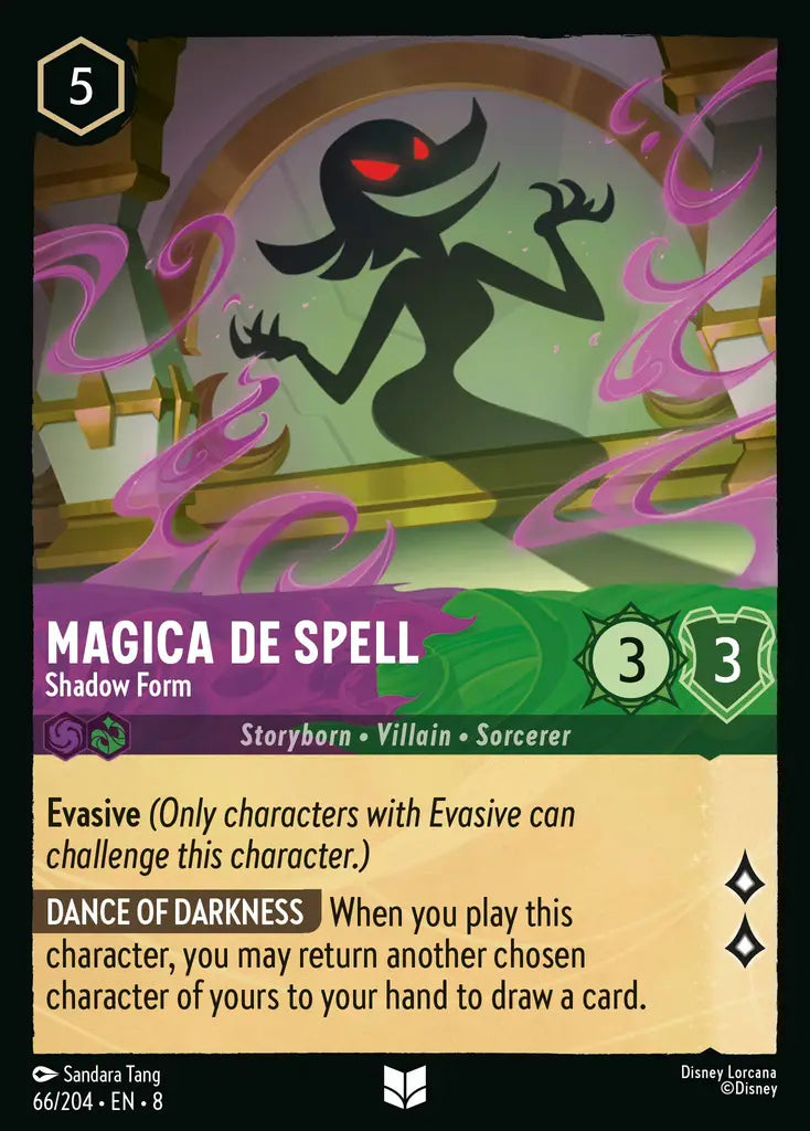 08 Reign of Jafar - 066/204 - Magica De Spell - Shadow Form - FOIL
