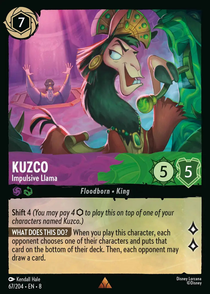 08 Reign of Jafar - 067/204 - Kuzco - Impulsive Llama - FOIL