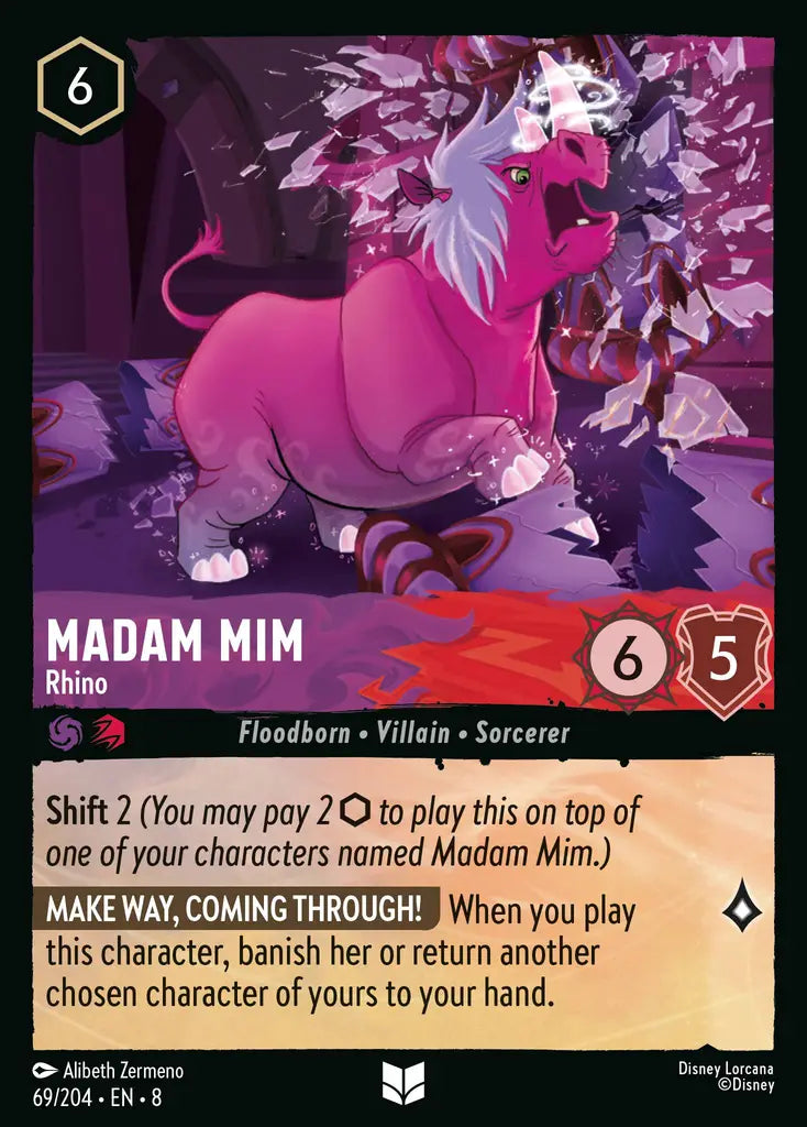 08 Reign of Jafar - 069/204 - Madam Mim - Rhino - FOIL