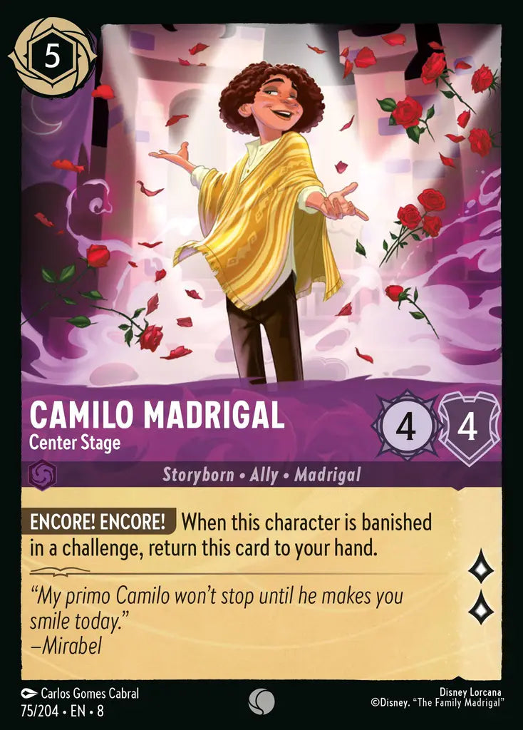08 Reign of Jafar - 075/204 - Camilo Madrigal - Center Stage - FOIL