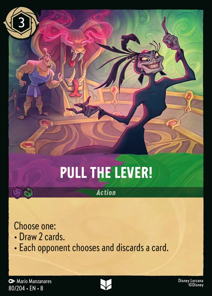 08 Reign of Jafar - 080/204 - Pull the Lever! - FOIL