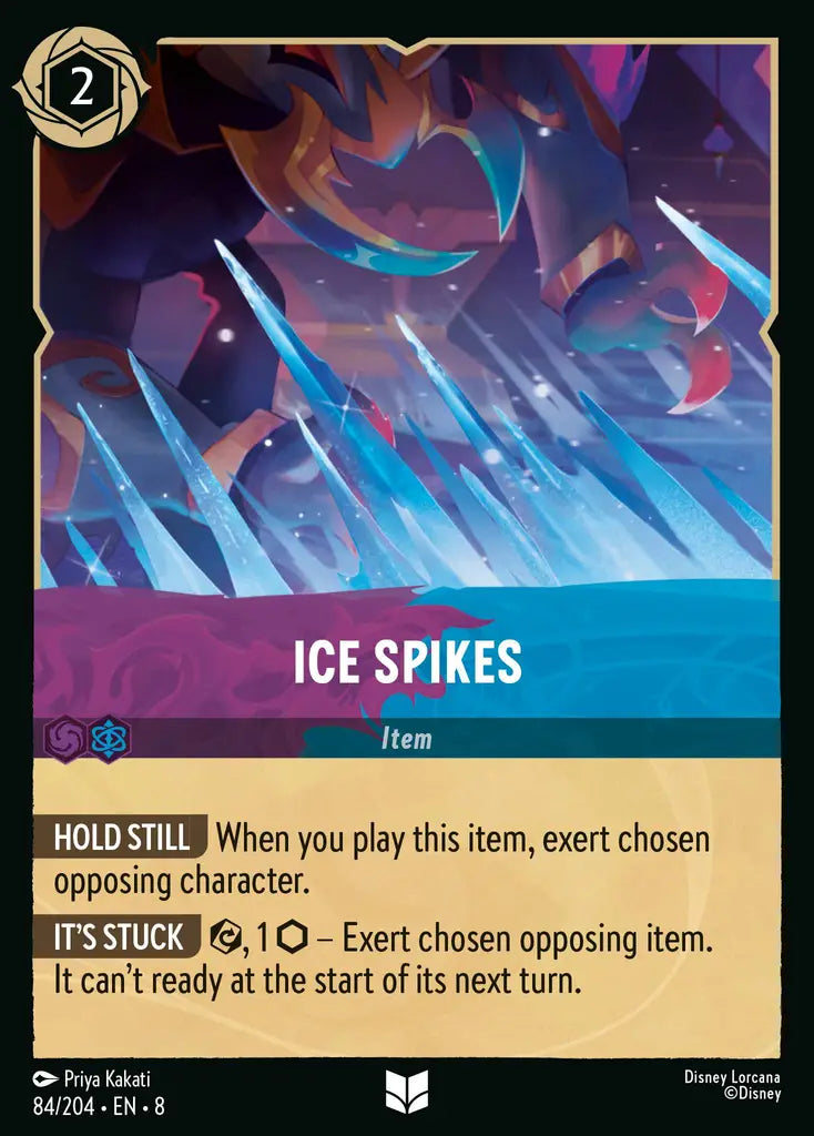 08 Reign of Jafar - 084/204 - Ice Spikes - FOIL