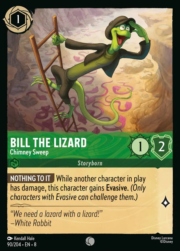 08 Reign of Jafar - 090/204 - Bill the Lizard - Chimney Sweep - FOIL