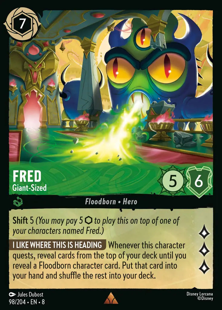 08 Reign of Jafar - 098/204 - Fred - Giant-Sized - FOIL