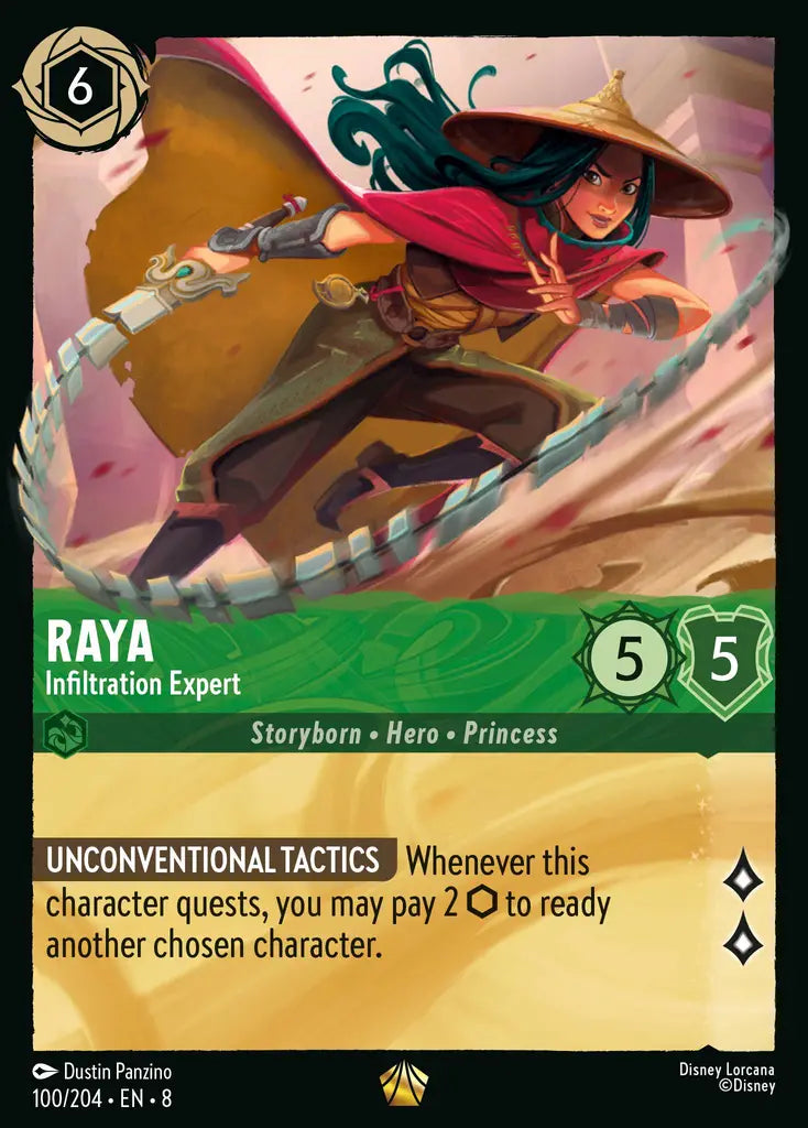 08 Reign of Jafar - 100/204 - Raya - Infiltration Expert - FOIL