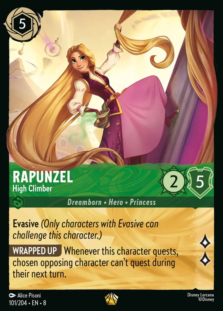08 Reign of Jafar - 101/204 - Rapunzel - High Climber - FOIL