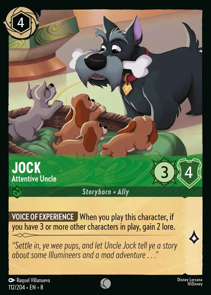 08 Reign of Jafar - 112/204 - Jock - Attentive Uncle - FOIL