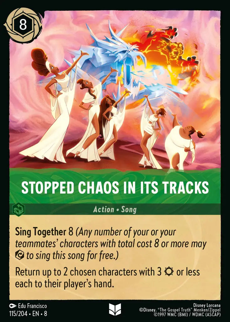 08 Reign of Jafar - 115/204 - Stopped Chaos in Its Tracks - FOIL