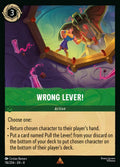 08 Reign of Jafar - 116/204 - Wrong Lever! - FOIL