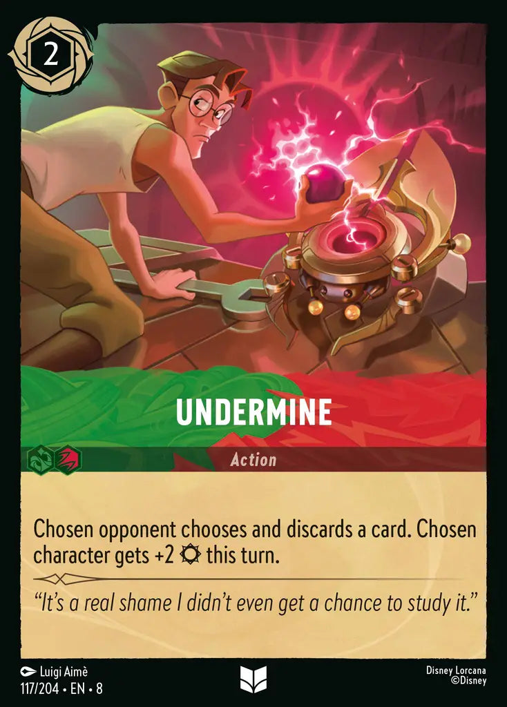 08 Reign of Jafar - 117/204 - Undermine - FOIL