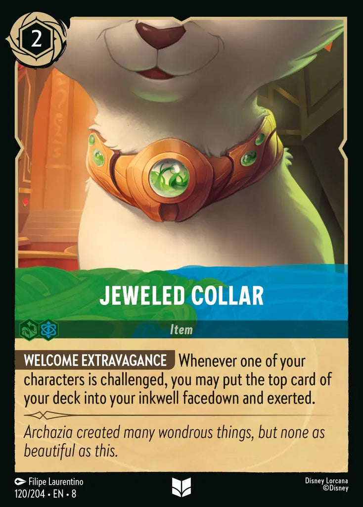 08 Reign of Jafar - 120/204 - Jeweled Collar - FOIL