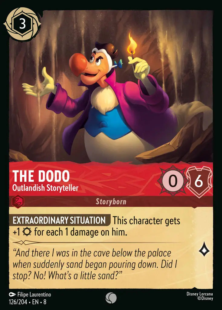 08 Reign of Jafar - 126/204 - The Dodo - Outlandish Storyteller - FOIL