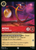 08 Reign of Jafar - 130/204 - Mushu - Fast-Talking Dragon - FOIL