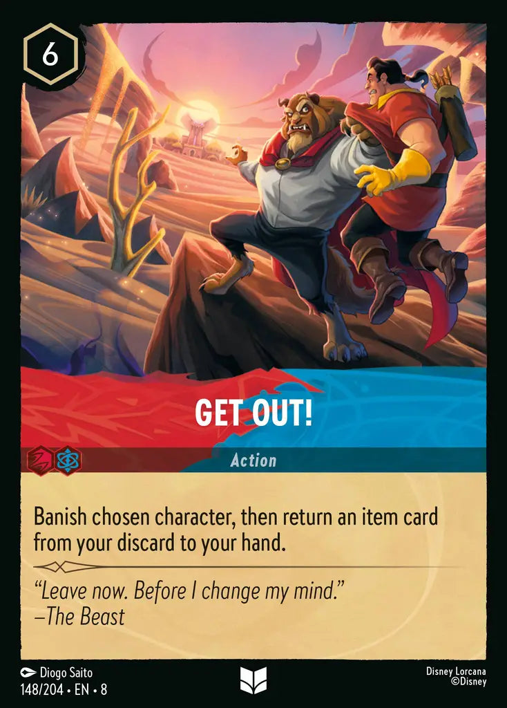08 Reign of Jafar - 148/204 - Get Out! - FOIL