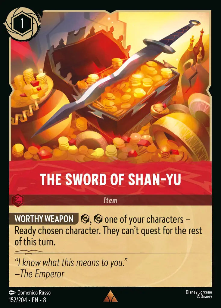 08 Reign of Jafar - 152/204 - The Sword of Shan-Yu - FOIL