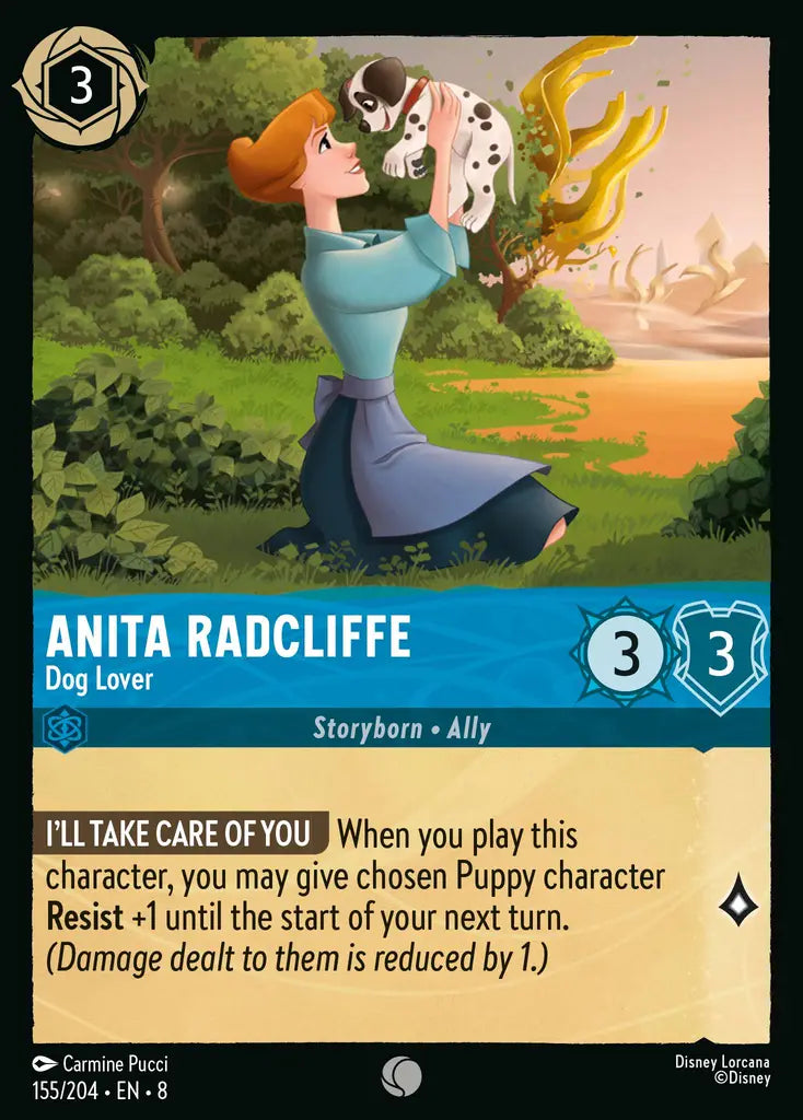08 Reign of Jafar - 155/204 - Anita Radcliffe - Dog Lover - FOIL