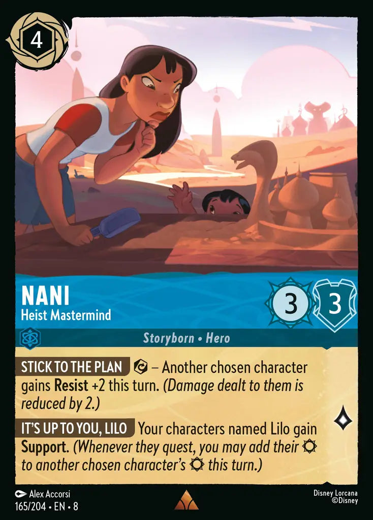 08 Reign of Jafar - 165/204 - Nani - Heist Mastermind - FOIL