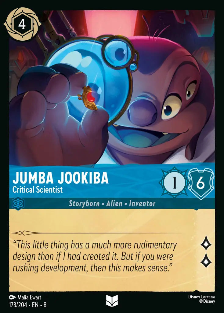 08 Reign of Jafar - 173/204 - Jumba Jookiba - Critical Scientist - FOIL