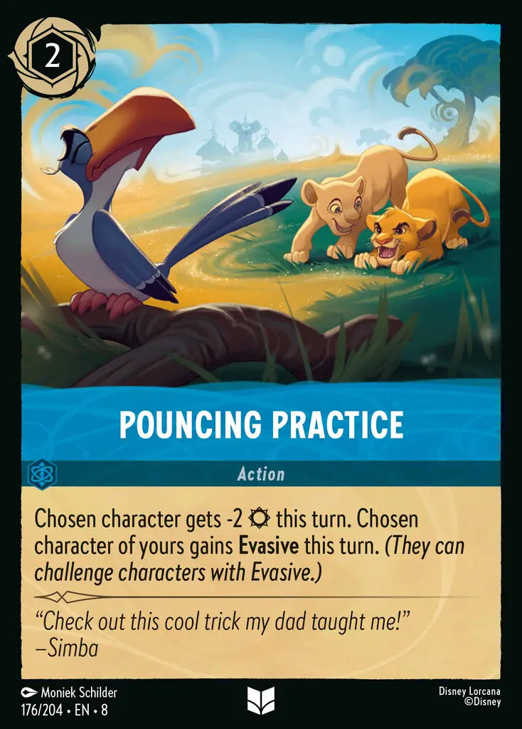 08 Reign of Jafar - 176/204 - Pouncing Practice - FOIL