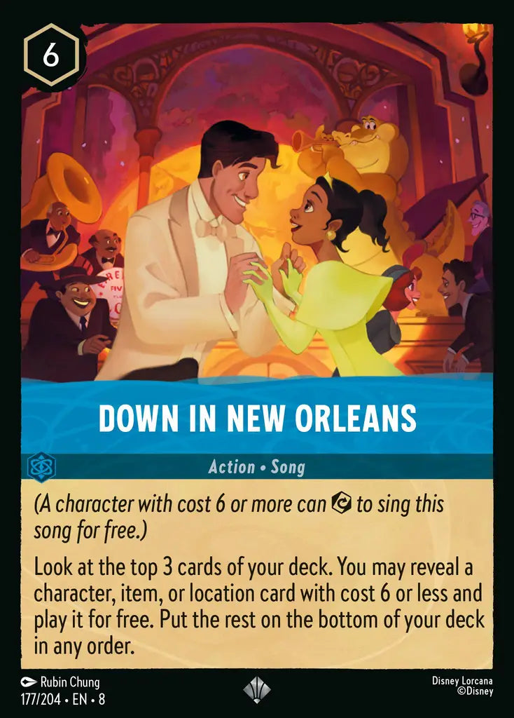 08 Reign of Jafar - 177/204 - Down in New Orleans - FOIL