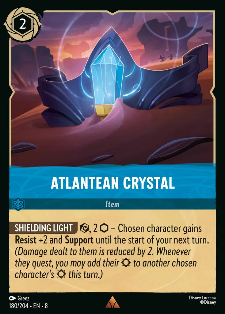 08 Reign of Jafar - 180/204 - Atlantean Crystal - FOIL
