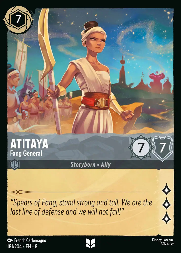 08 Reign of Jafar - 181/204 - Atitaya - Fang General - FOIL