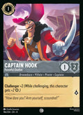 08 Reign of Jafar - 186/204 - Captain Hook - Forceful Duelist - FOIL
