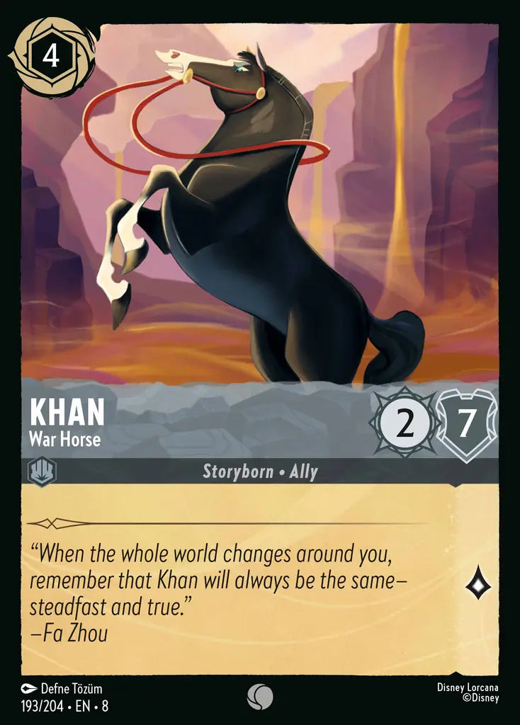08 Reign of Jafar - 193/204 - Khan - War Horse - FOIL
