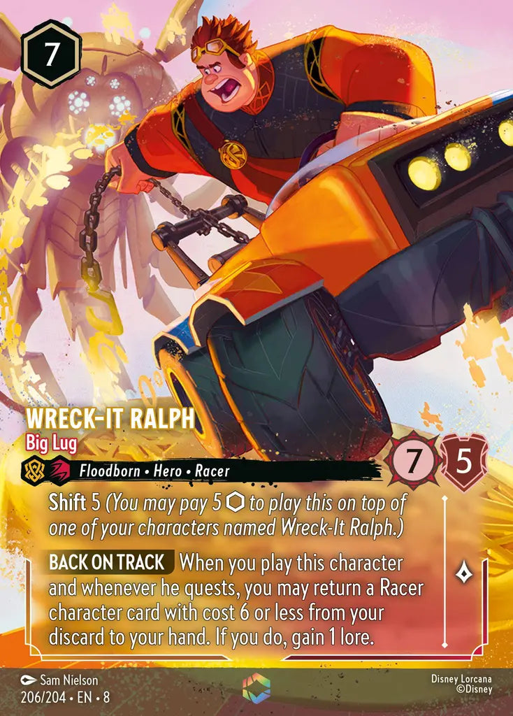 08 Reign of Jafar - 206/204 - Wreck-It Ralph - Big Lug - FOIL