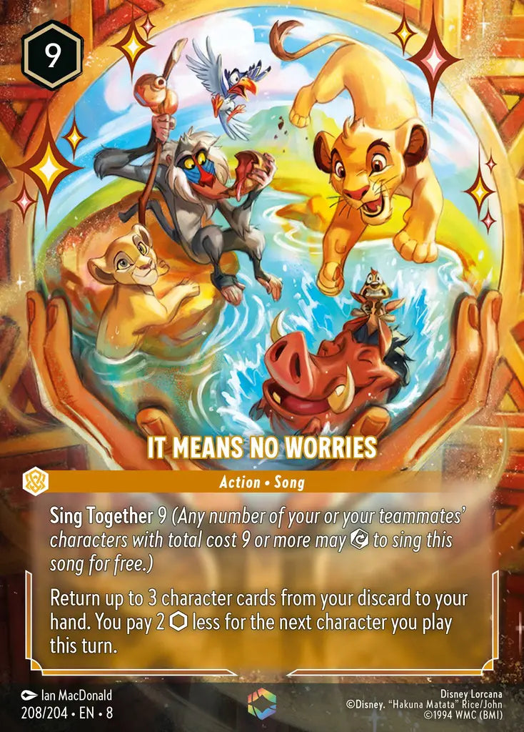08 Reign of Jafar - 208/204 - It Means No Worries - FOIL