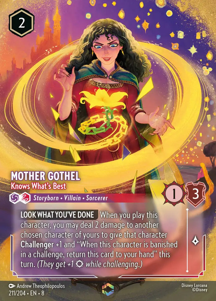 08 Reign of Jafar - 211/204 - Mother Gothel - Knows What's Best - FOIL