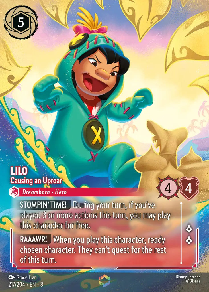 08 Reign of Jafar - 217/204 - Lilo - Causing an Uproar - FOIL