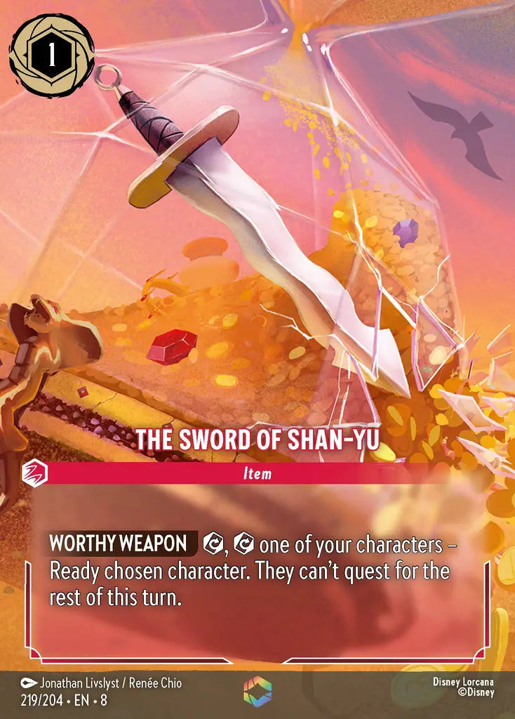 08 Reign of Jafar - 219/204 - The Sword of Shan-Yu - FOIL