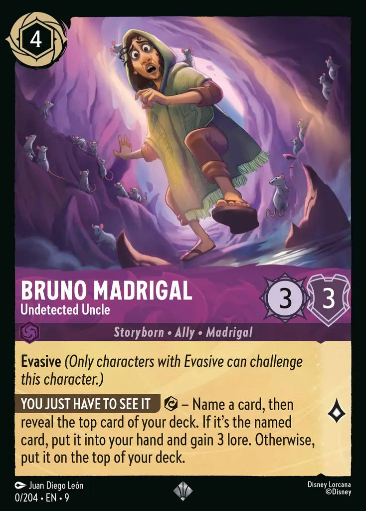 09 Fabled - 000/204 - Bruno Madrigal - Undetected Uncle - FOIL