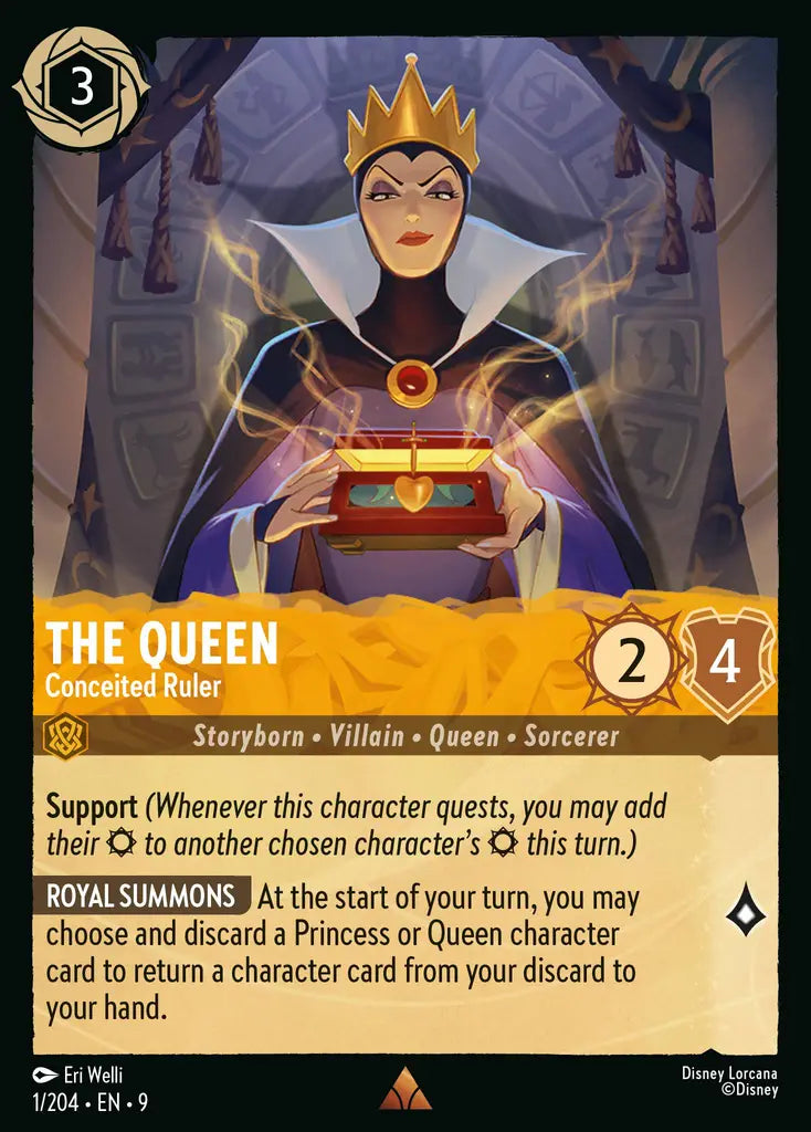 09 Fabled - 001/204 - The Queen - Conceited Ruler - FOIL