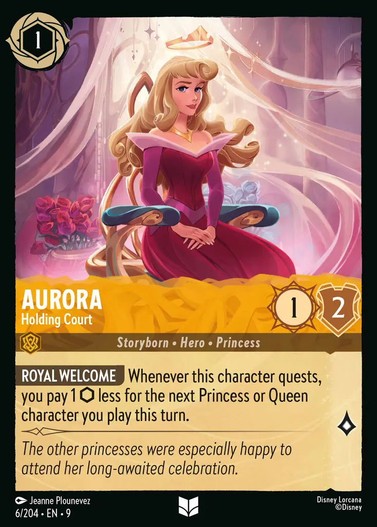 09 Fabled - 006/204 - Aurora - Holding Court - FOIL