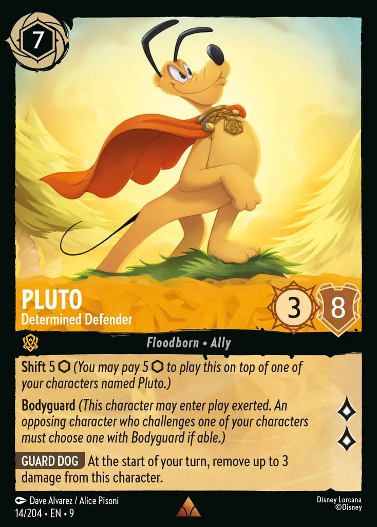 09 Fabled - 014/204 - Pluto - Determined Defender - FOIL