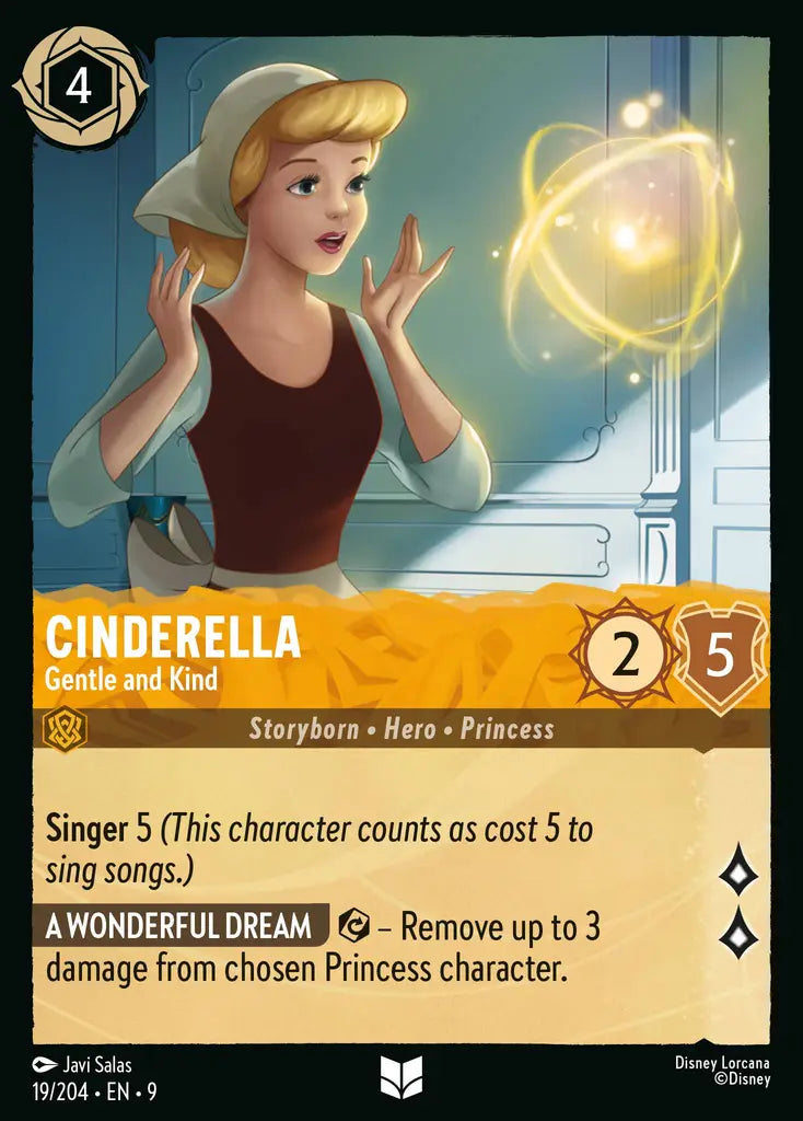 09 Fabled - 019/204 - Cinderella - Gentle and Kind - FOIL