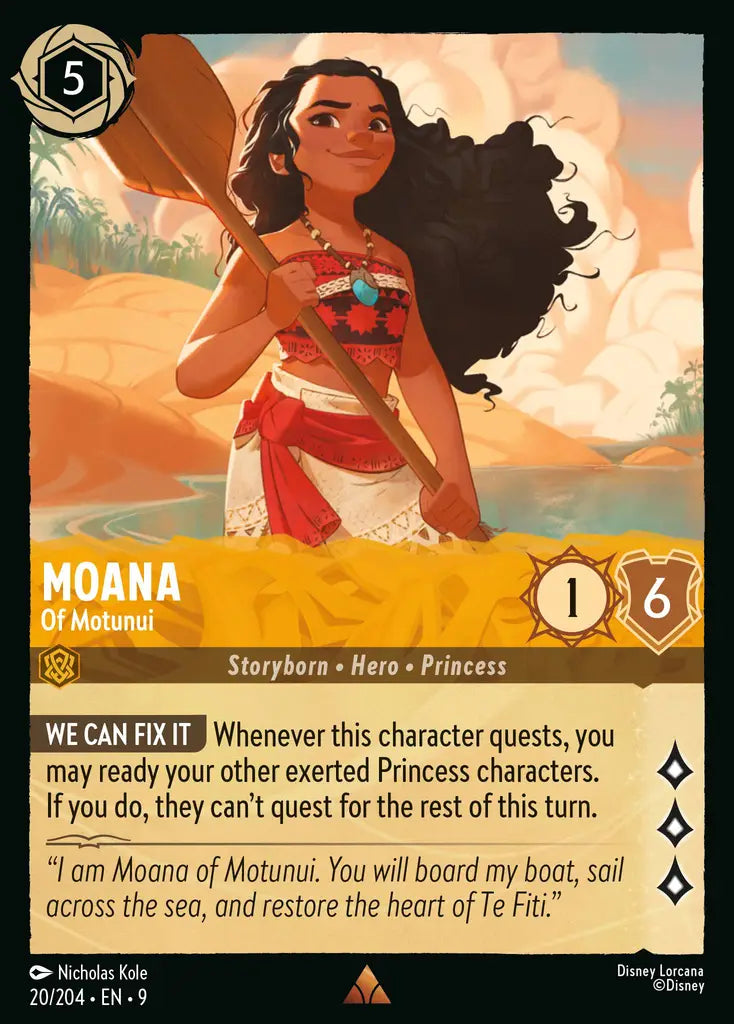 09 Fabled - 020/204 - Moana - Of Motunui - FOIL