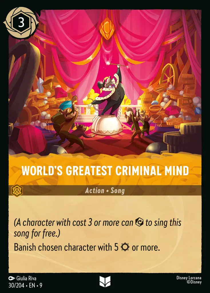 09 Fabled - 030/204 - World's Greatest Criminal Mind - FOIL