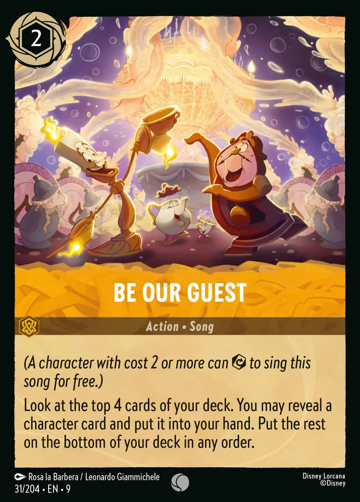 09 Fabled - 031/204 - Be Our Guest - FOIL