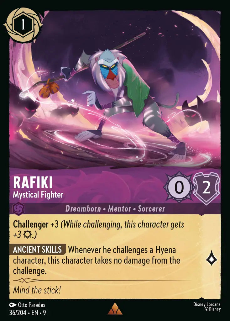 09 Fabled - 036/204 - Rafiki - Mystical Fighter - FOIL