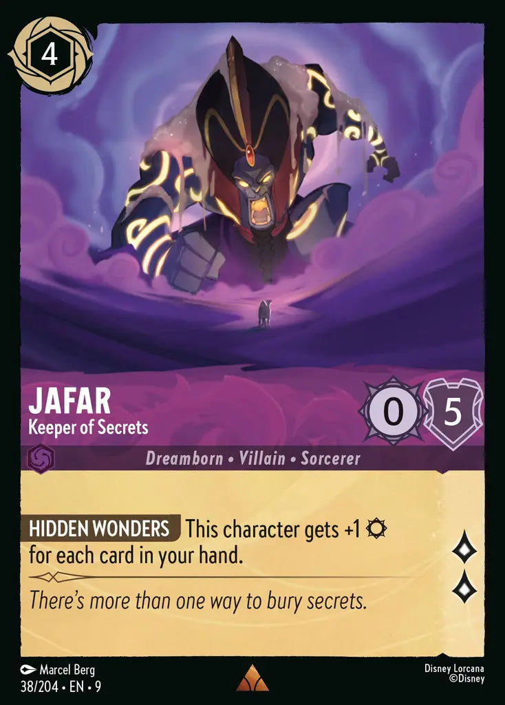 09 Fabled - 038/204 - Jafar - Keeper of Secrets - FOIL