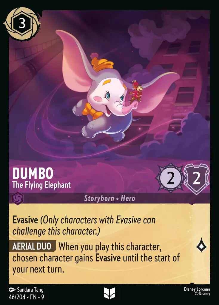 09 Fabled - 046/204 - Dumbo - The Flying Elephant - FOIL