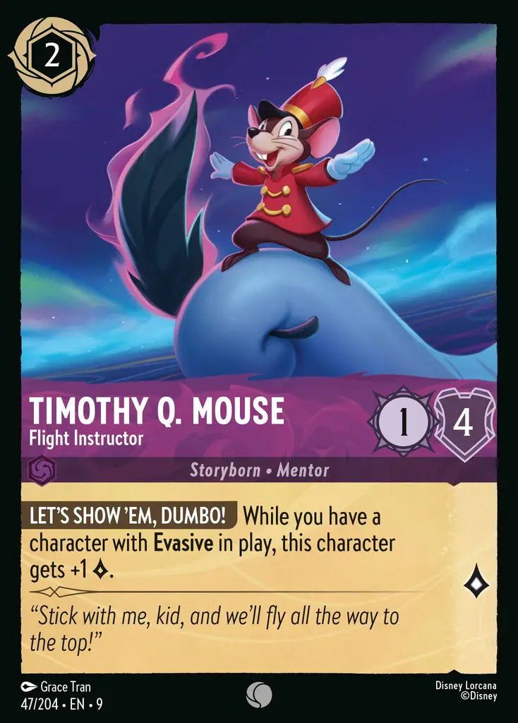 09 Fabled - 047/204 - Timothy Q. Mouse - Flight Instructor - FOIL
