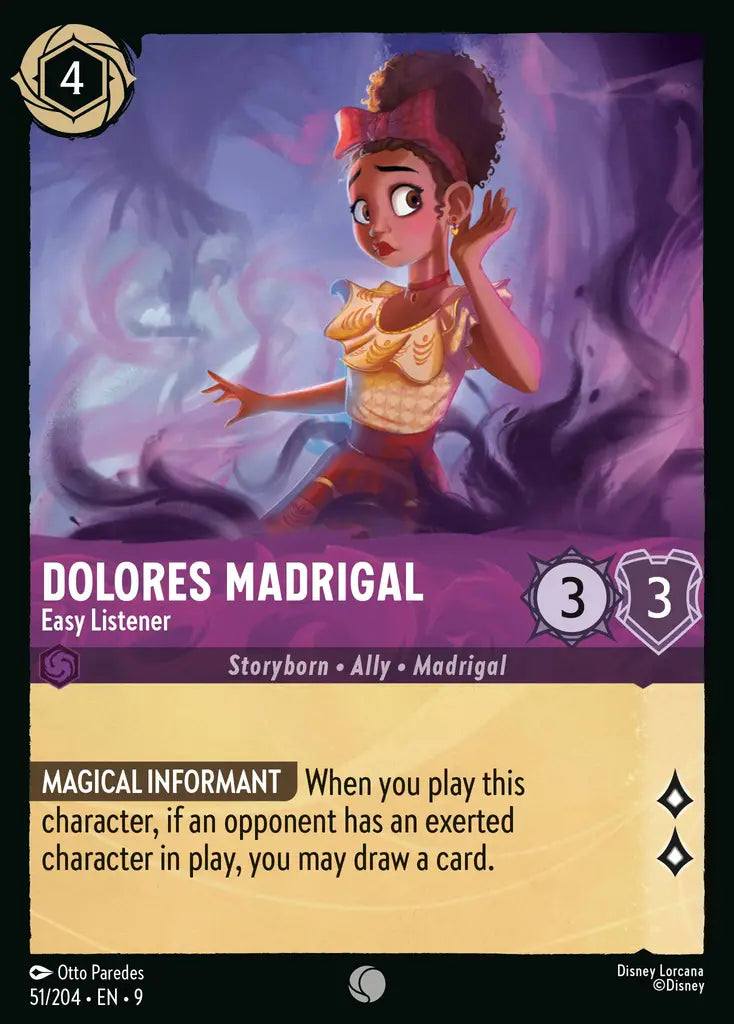 09 Fabled - 051/204 - Dolores Madrigal - Easy Listener - FOIL