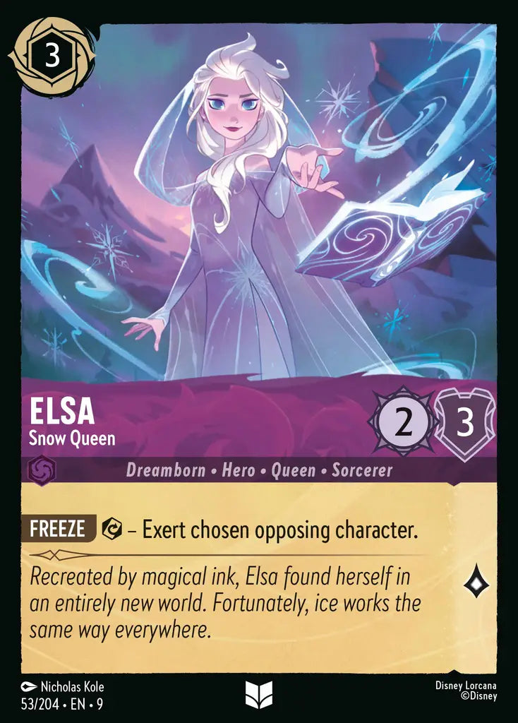 09 Fabled - 053/204 - Elsa - Snow Queen - FOIL