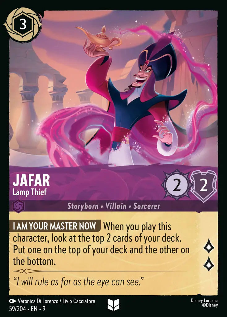 09 Fabled - 059/204 - Jafar - Lamp Thief - FOIL