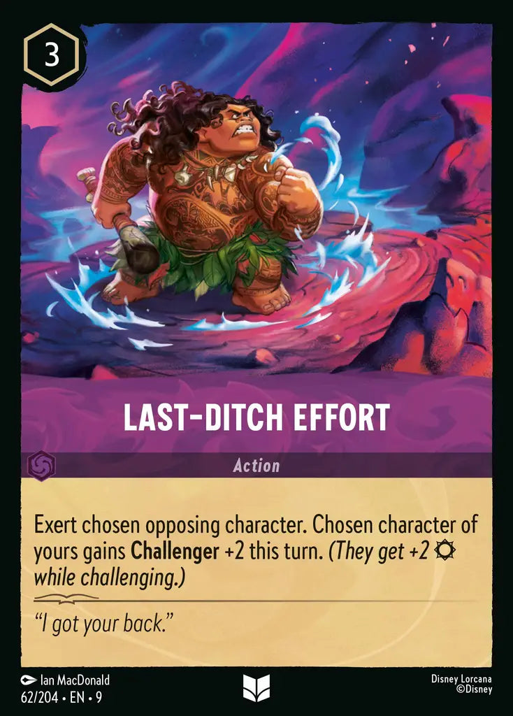 09 Fabled - 062/204 - Last-Ditch Effort - FOIL