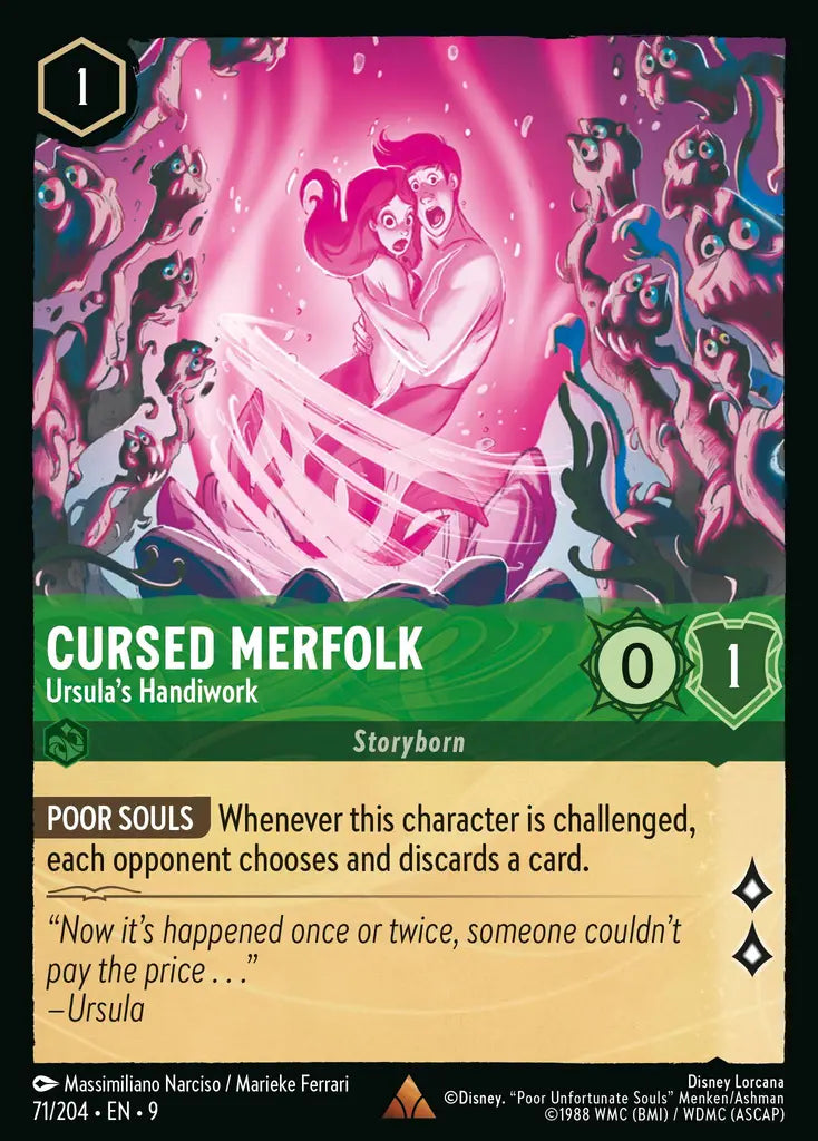 09 Fabled - 071/204 - Cursed Merfolk - Ursula's Handiwork - FOIL
